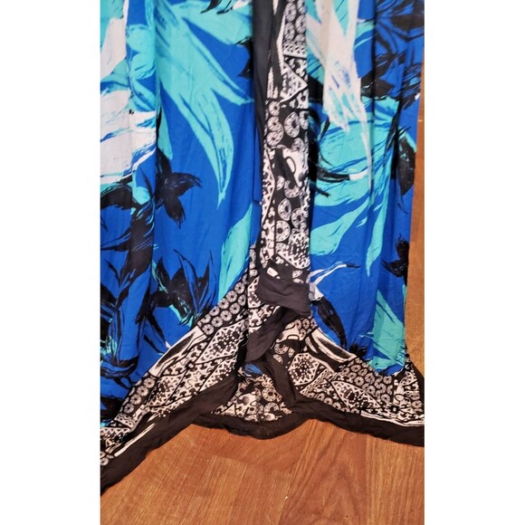 NWT Style & Co. Boho, Multi-color HIgh-Low Hem, Sleeveless Maxi Dress  3X - Picture 7 of 8